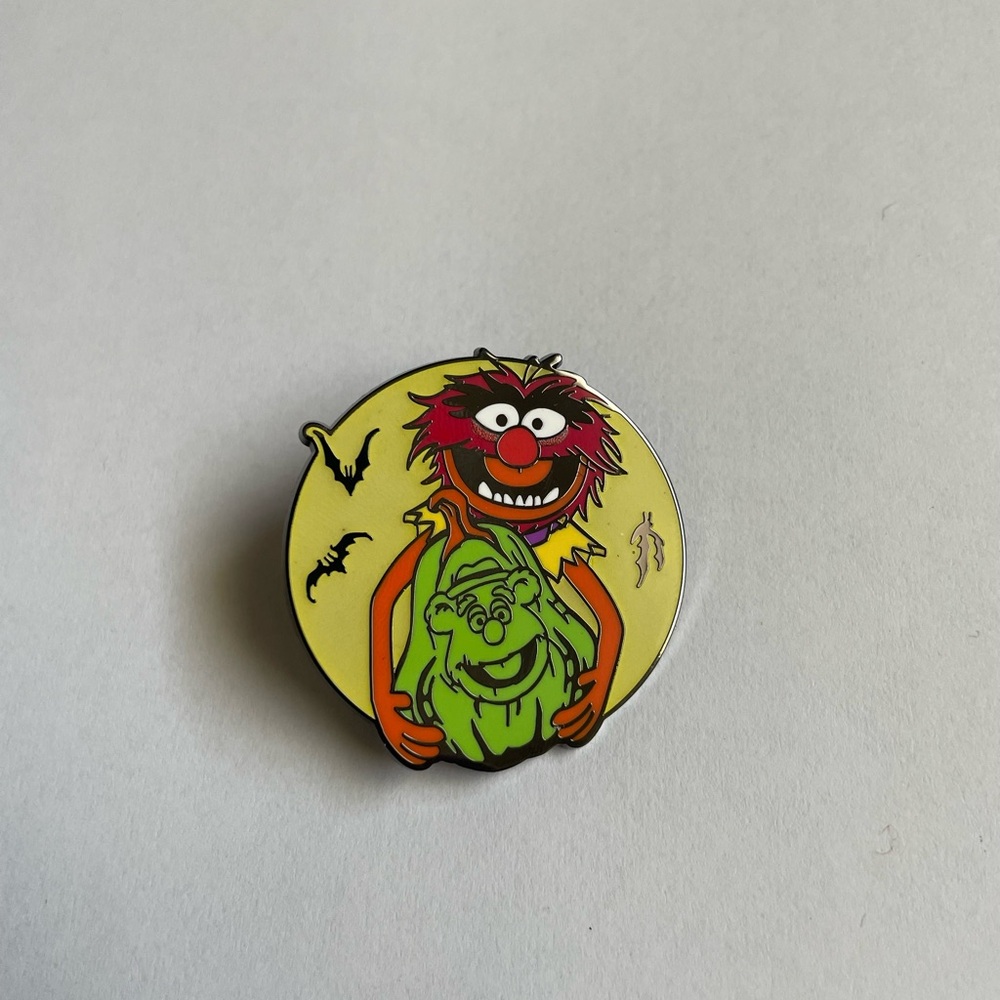 Disney Park Pin Trading Halloween Muppets Animal Enamel Pin